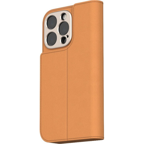 Moshi Overture Magsafe - 3-in-1 Leather Flip Case For Iphone 16 Pro Max (Caramel Brown) - (99MO241214)