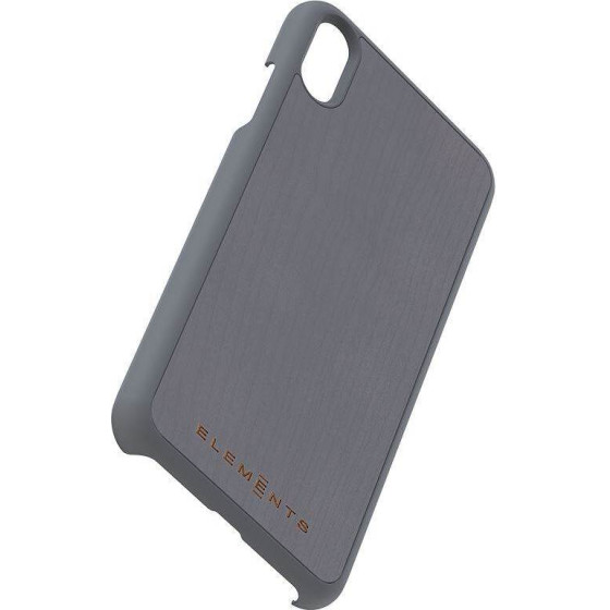 Nordic Elements Original Gefion - Case For Iphone Xs Max With Real Maple Wood (Mid Grey) - (E20307)