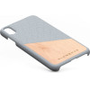 Nordic Elements Original Hel - Case For Iphone Xs Max With Real Maple Wood (Light Grey) - (E20308)