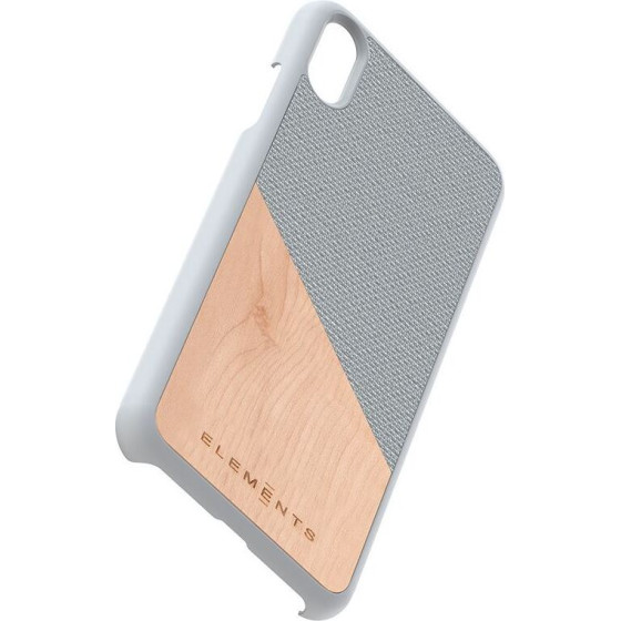Nordic Elements Original Hel - Case For Iphone Xs Max With Real Maple Wood (Light Grey) - (E20308)