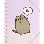 Pusheen - A4 A4 Binder With Elastic Band + 30 Transparent Shirts - (CFA405)