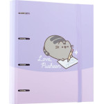 Pusheen - A4 Binder From The Moments Collection (4 rings, Elastic band) - (CAT0144)