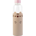 Pusheen - Glass Water Bottle 500 Ml - (BDC009)