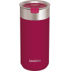 Quokka Boost Coffee Tumbler - Stainless Steel Thermal Mug With Brewer 400 Ml (Maroon) - (40076)