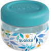 Quokka Bubble Food Jar - Plastic Food Container / Lunchbox 500 Ml (Watercolor Leaves) - (40126)