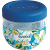 Quokka Bubble Food Jar - Plastic Food Container / Lunchbox 770 Ml (Blue Peonies) - (40134)