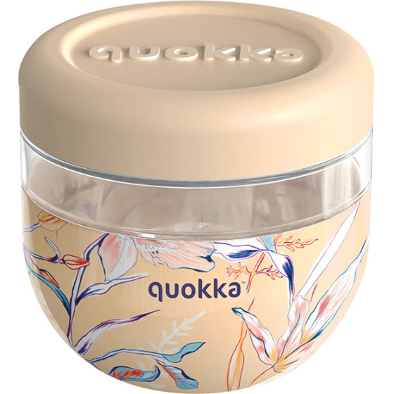 Quokka Bubble Food Jar - Plastic Food Container / Lunchbox 770 Ml (Vintage Floral) - (40135)