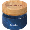 Quokka Deli Food Jar - Glass Food Container / Lunchbox 500 Ml (Wood Grain) - (40123)