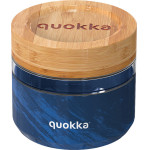Quokka Deli Food Jar - Glass Food Container / Lunchbox 500 Ml (Wood Grain) - (40123)