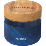 Quokka Deli Food Jar - Glass Food Container / Lunchbox 820 Ml (Wood Grain) - (40133)