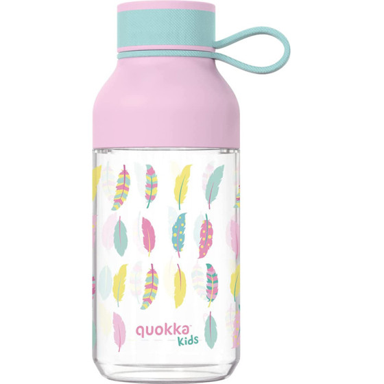 Quokka Ice Kids With Strap - Tritan Bottle 430 Ml (Feathers) - (40153)