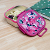 Quokka Kai - Stainless Steel Food Container / Lunchbox (Pink Bloom) - (40242)