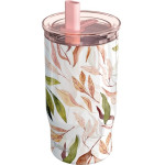Quokka Mist - Stainless Steel Thermal Mug 720 Ml With Straw (Falling Leaves) - (40167)