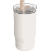 Quokka Mist - Stainless Steel Thermal Mug 720 Ml With Straw (Ivory) - (40140)