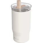 Quokka Mist - Stainless Steel Thermal Mug 720 Ml With Straw (Ivory) - (40140)