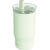 Quokka Mist - Stainless Steel Thermal Mug 720 Ml With Straw (Pastel Green) - (40139)