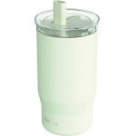 Quokka Mist - Stainless Steel Thermal Mug 720 Ml With Straw (Pastel Green) - (40139)