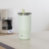 Quokka Mist - Stainless Steel Thermal Mug 720 Ml With Straw (Pastel Green) - (40139)