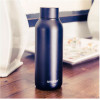 Quokka Solid - Stainless Steel Double Wall Vacuum Insulated Water bottle, Portable Thermos 510 Ml (Jet Black) - (11825)