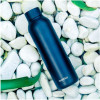 Quokka Solid - Stainless Steel Double Wall Vacuum Insulated Water bottle, Portable Thermos 630 Ml (Jet Black) - (11801)