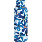 Quokka Solid - Stainless Steel Thermal Bottle 510 Ml (Blue Hibiscus) - (12170)