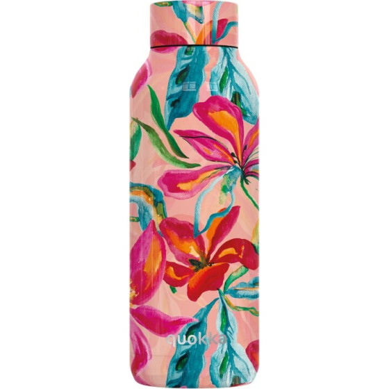 Quokka Solid - Stainless Steel Thermal Bottle 510 Ml (Tropical Bloom) - (12171)