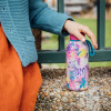 Quokka Solid Kids With Strap - Stainless Steel Double Wall Vacuum Insulated Water bottle, Portable Thermos 330 Ml (Zebras) - (40147)
