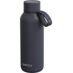 Quokka Solid With Strap - Stainless Steel Thermal Bottle 510 Ml With Strap (Slate) - (40184)