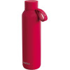 Quokka Solid With Strap - Stainless Steel Thermal Bottle 630 Ml With Strap (Cherry Red) - (40175)