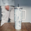 Quokka Stream - Stainless Steel Thermal Mug 1200 Ml With Straw (Cotton) - (40043)