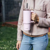 Quokka Stream - Stainless Steel Thermal Mug 950 Ml With Straw (Light Pink) - (40037)