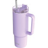 Quokka Stream - Stainless Steel Thermal Mug 950 Ml With Straw (Purple) - (40035)