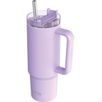 Quokka Stream - Stainless Steel Thermal Mug 950 Ml With Straw (Purple) - (40035)