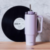 Quokka Stream - Stainless Steel Thermal Mug 950 Ml With Straw (Purple) - (40035)