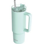 Quokka Stream - Stainless Steel Thermal Mug 950 Ml With Straw (Turquoise) - (40036)