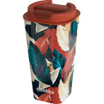 Quokka Vaso Cafe Doble Pared - Plastic Mug With Double Walls 450 Ml (Autumn Fall) - (40222)