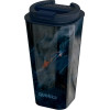 Quokka Vaso Cafe Doble Pared - Plastic Mug With Double Walls 450 Ml (Dark Stone) - (40226)