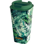 Quokka Vaso Cafe Doble Pared - Plastic Mug With Double Walls 450 Ml (Jungle) - (40225)