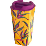 Quokka Vaso Cafe Doble Pared - Plastic Mug With Double Walls 450 Ml (Sun Garden) - (40223)