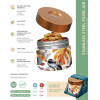 Quokka Whim - Stainless Steel Food Jar 360 Ml (Blue Garden) - (40102)