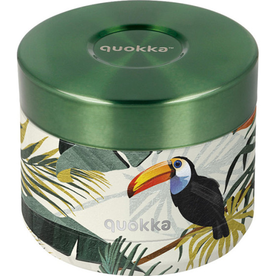 Quokka Whim - Stainless Steel Food Jar 360 Ml (Tropical) - (40103)