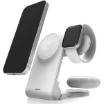 STM Chargetree Mag - 3-in-1 Mobile Wireless Charger With Magsafe (white) - (STM-931-398Z-01)