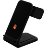 STM Chargetree Swing 3-in-1 Charging Station For Phone, AirPods, Apple Watch - Black - (STM-931-323Z-02)