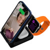 STM Chargetree Swing 3-in-1 Charging Station For Phone, AirPods, Apple Watch - Black - (STM-931-323Z-02)