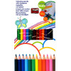 Topwrite - 12pCs Pencil Crayons set. With a Sharpener - (8711252319438)
