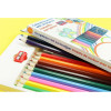 Topwrite - 12pCs Pencil Crayons set. With a Sharpener - (8711252319438)