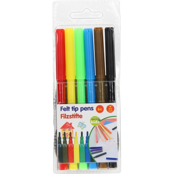 Topwrite - Markers 6 pcs. - (8711252521015)