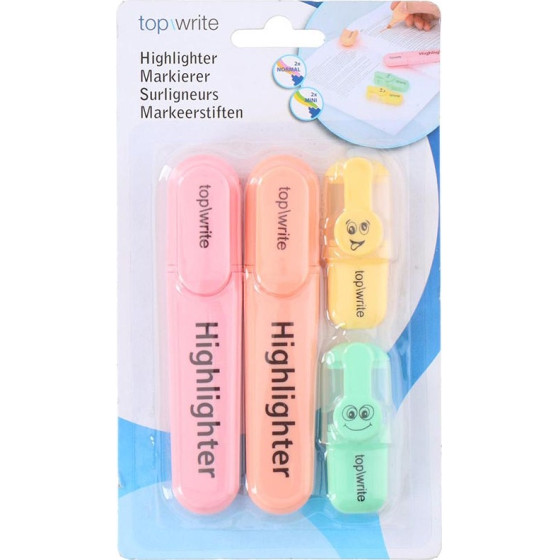 Topwrite - Set Of Highlighters 4 Colours - (E8711252179957)