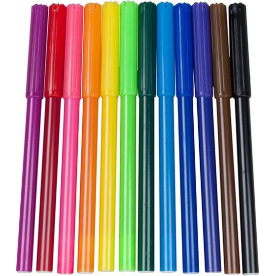 Topwrite - Set Of Markers / Pens / Markers 12 pcs. - (E8711252521022)