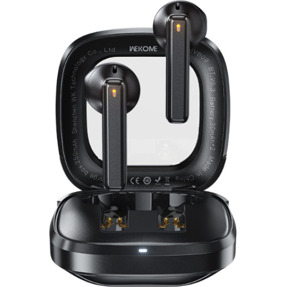 Wekome VB09 Cyerin Series - Bluetooth V5.3 Tws Wireless Headphones With Charging Case (Black) - (WK-VB09_BLACK)